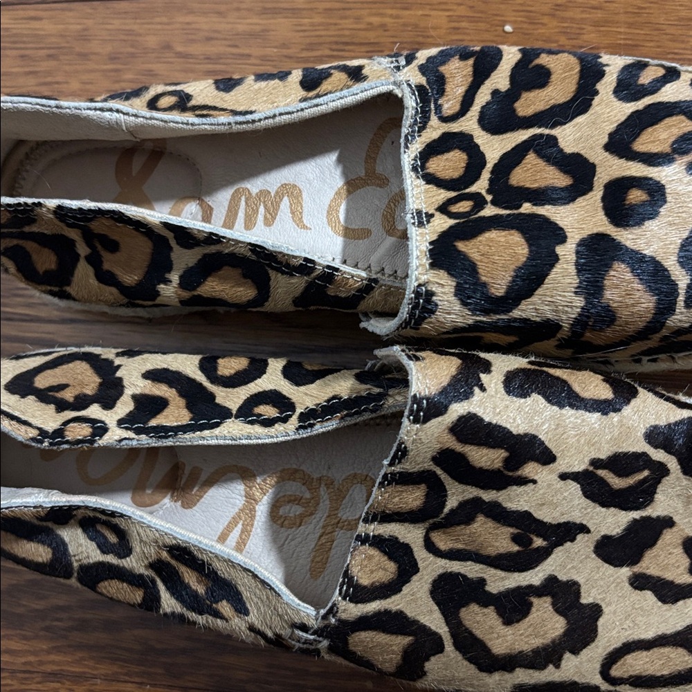 Sam Edelman Khloe Leopard Print Espadrilles Sz 8